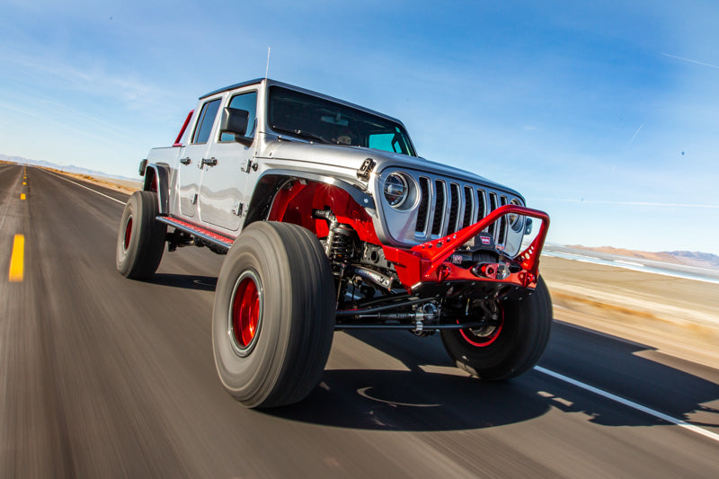 Nighthawk Stinger Front Bumper w- Aluminum Skid for JK, JL, & JT