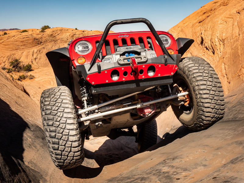 Nighthawk Stinger Front Bumper w- Aluminum Skid for JK, JL, & JT