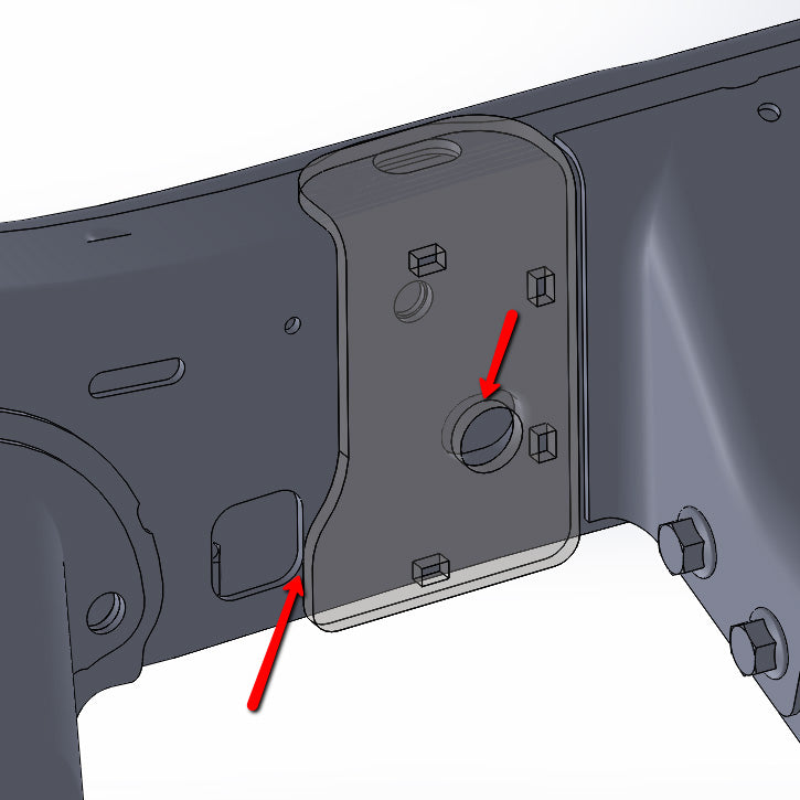 JK Front 3-Link Frame Mount Bracket
