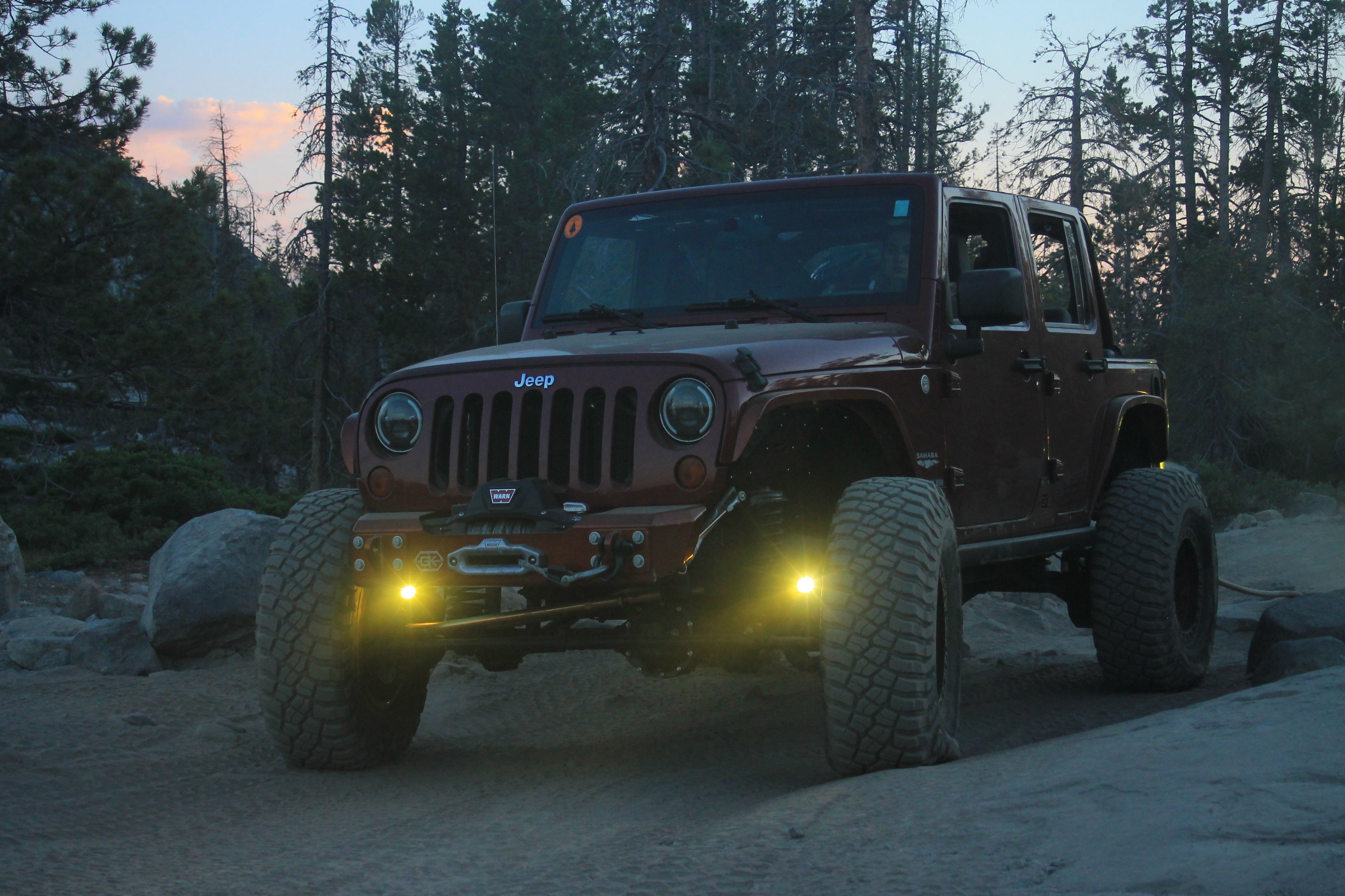 Jeep JK Steerable Knuckle Pod Light Mounts (2007-2018 Wrangler)