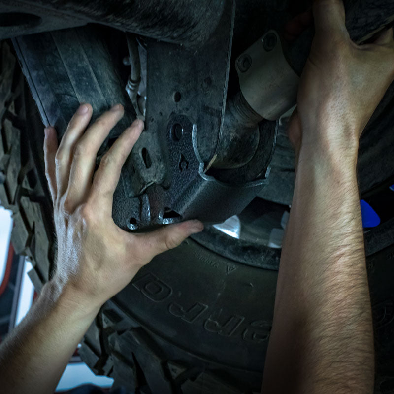 JL Rear Axle LCA Bolt-on Skids