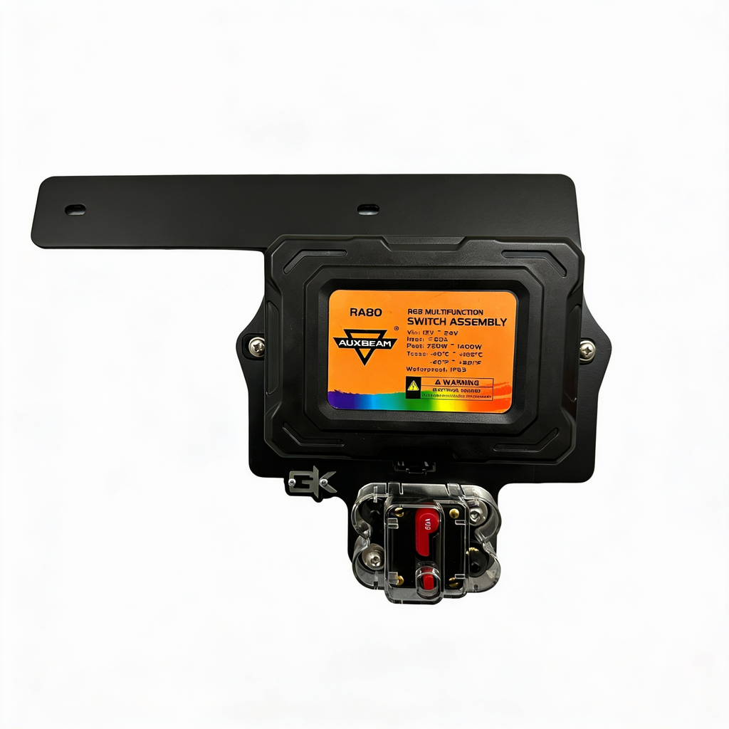 2018+ Jeep JL JT Auxbeam Control Box Mount for Wrangler Gladiator
