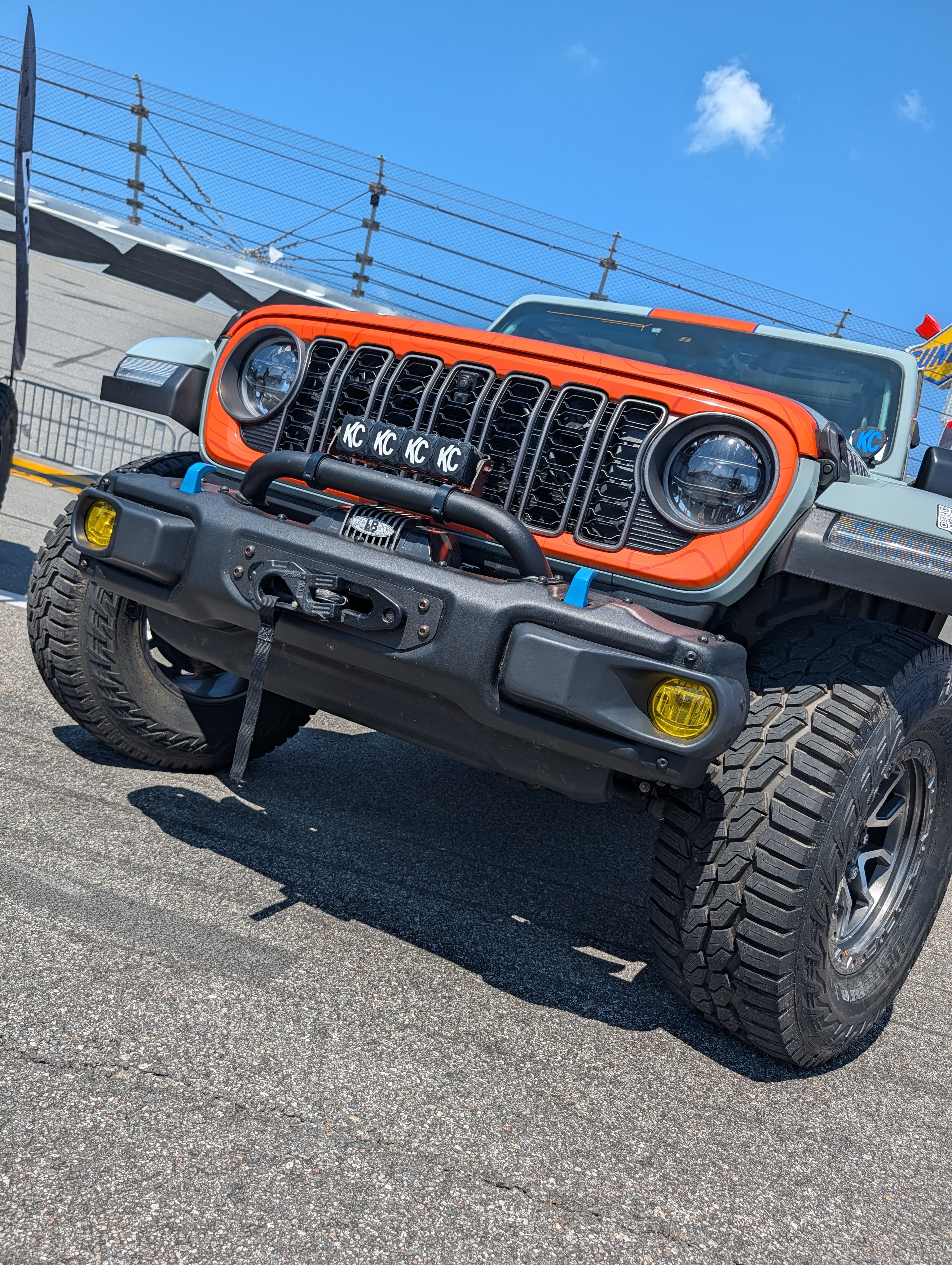 Amber Fog Light Overlay for JL Wrangler and Gladiator