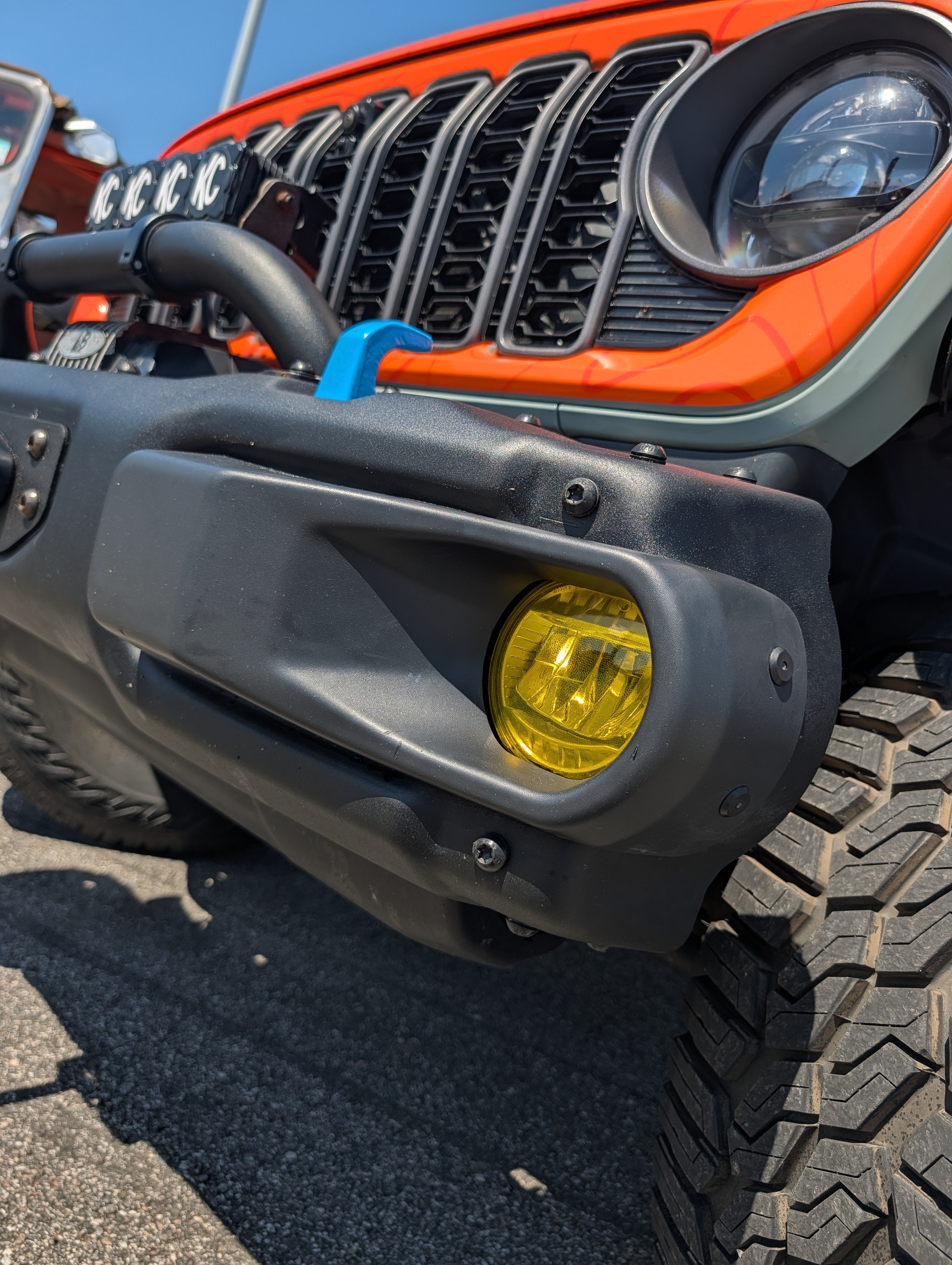 Amber Fog Light Overlay for JL Wrangler and Gladiator