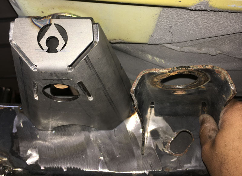 TJ Boatside Body Mounts - 1.25 inch lift