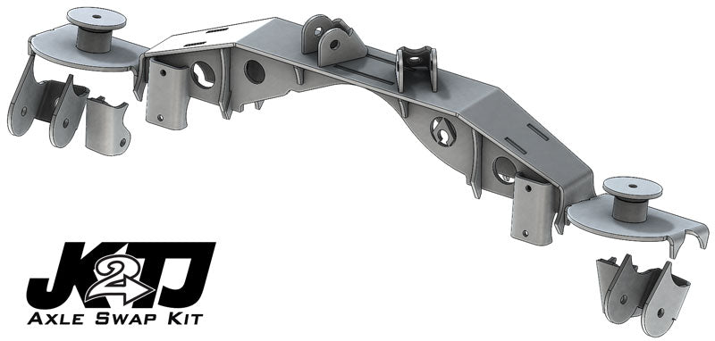JK2TJ Triangulated Swap Kit with Truss